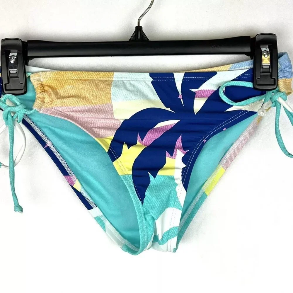 Hobie Girl’s Multicolored Side Tie Bikini Bottom Size 12